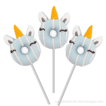Hot sell handmade cartoon shaped lollipop candy for kids